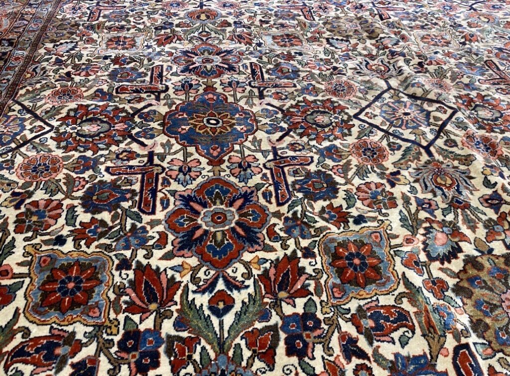 Superb Mid-Century Kashan Matta - Image 2