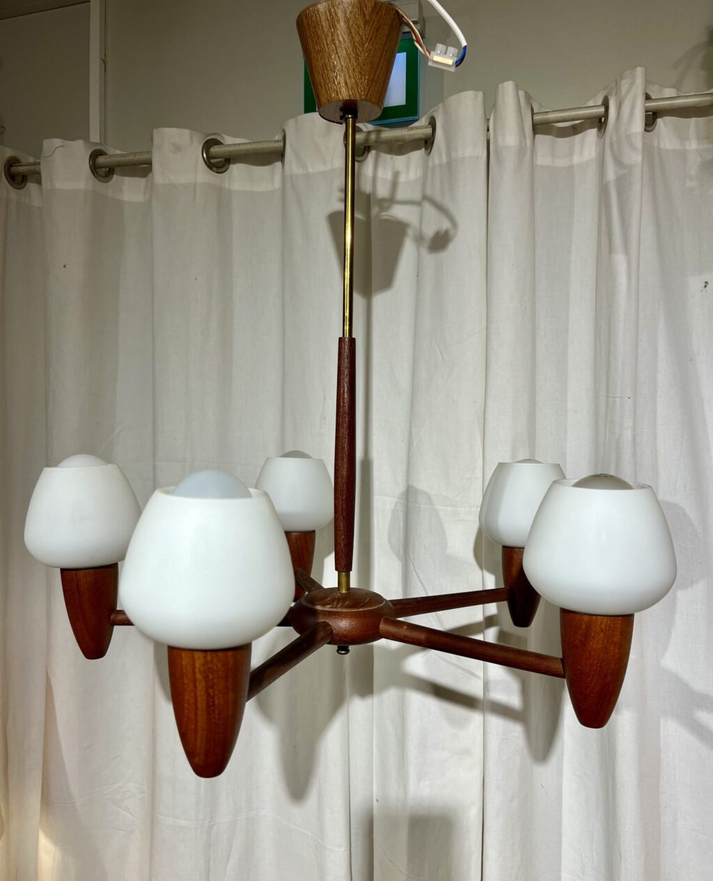 Taklampa i teak - Image 5