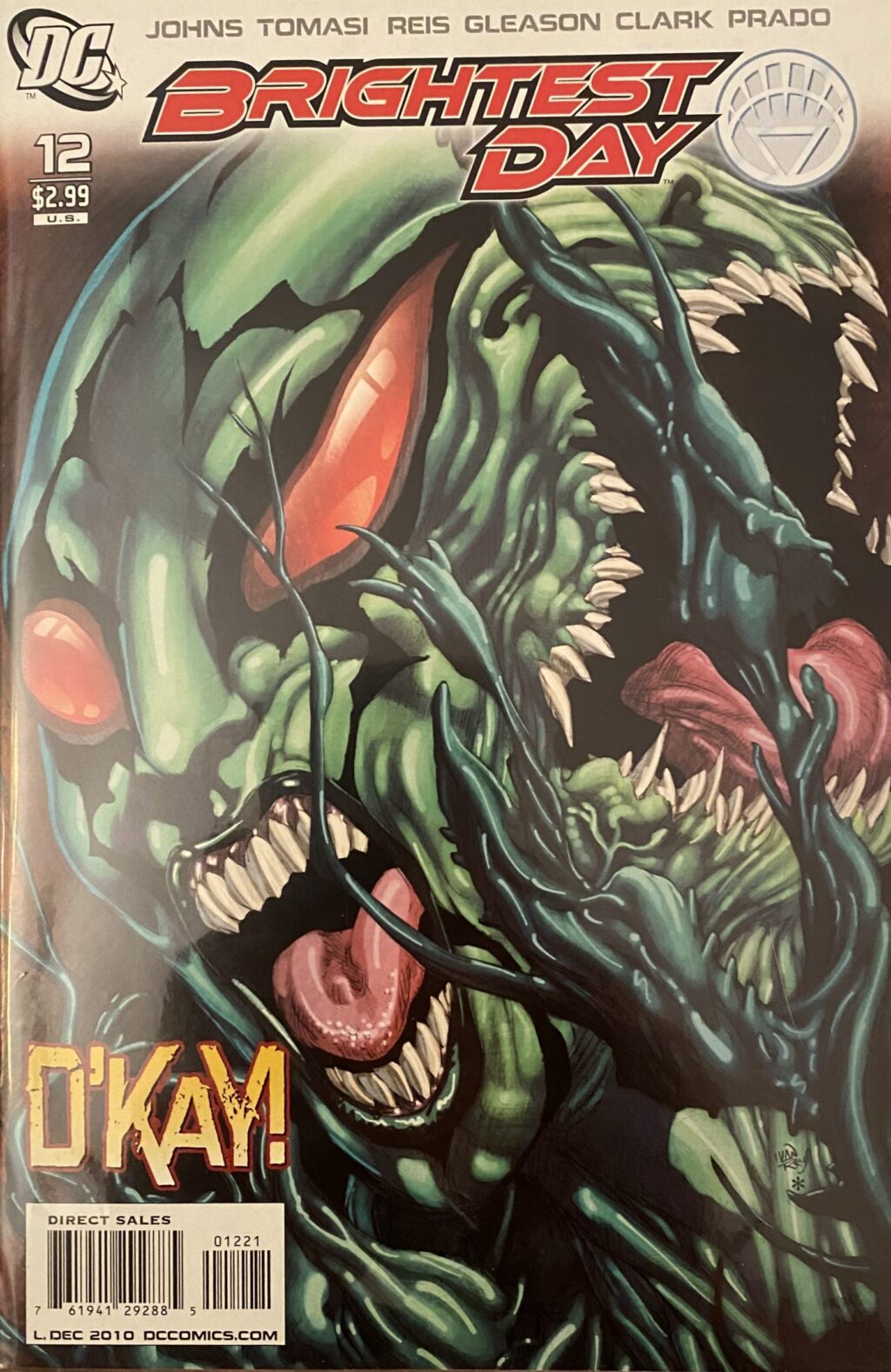 Brightest Day  #12 (2010-2011) - Ivan Reis Variant