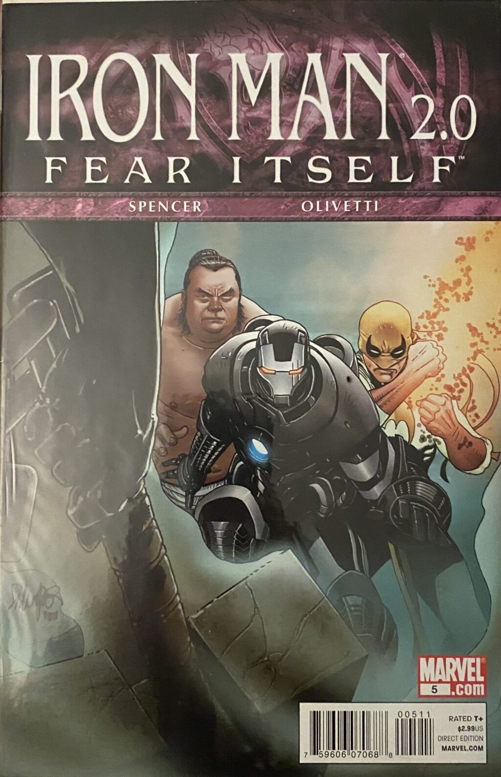 Iron Man 2.0 #5 (2011-2012) - Fear Itself Tie-In