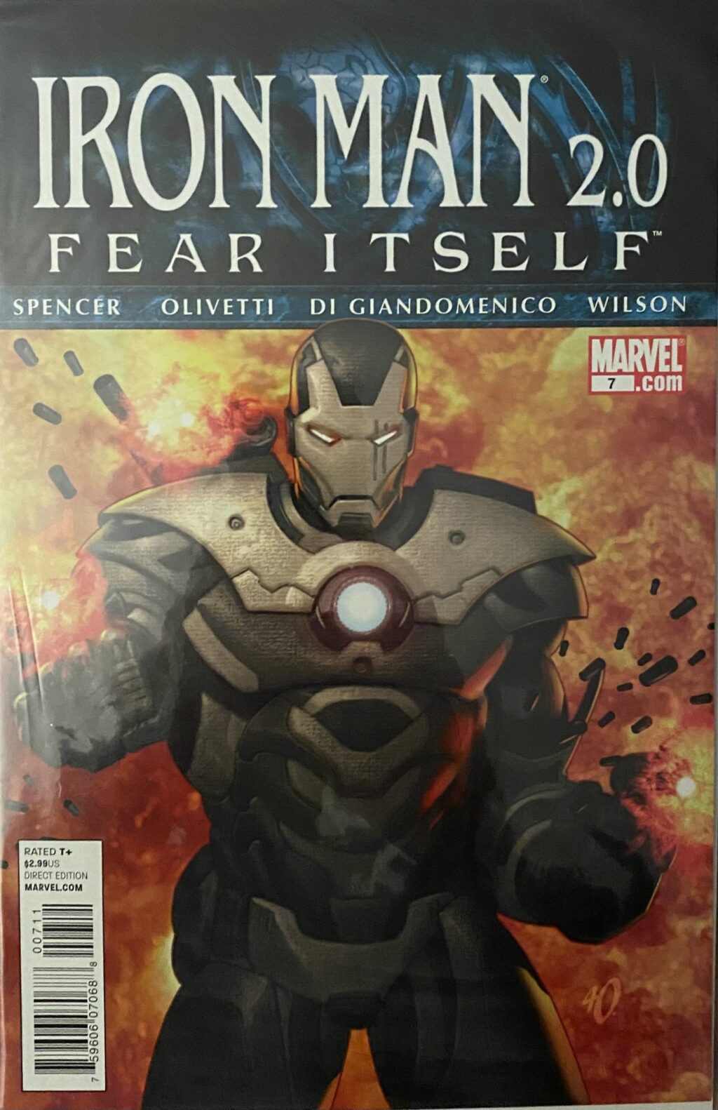 Iron Man 2.0 #7 (2011-2012) - Fear Itself Tie-In