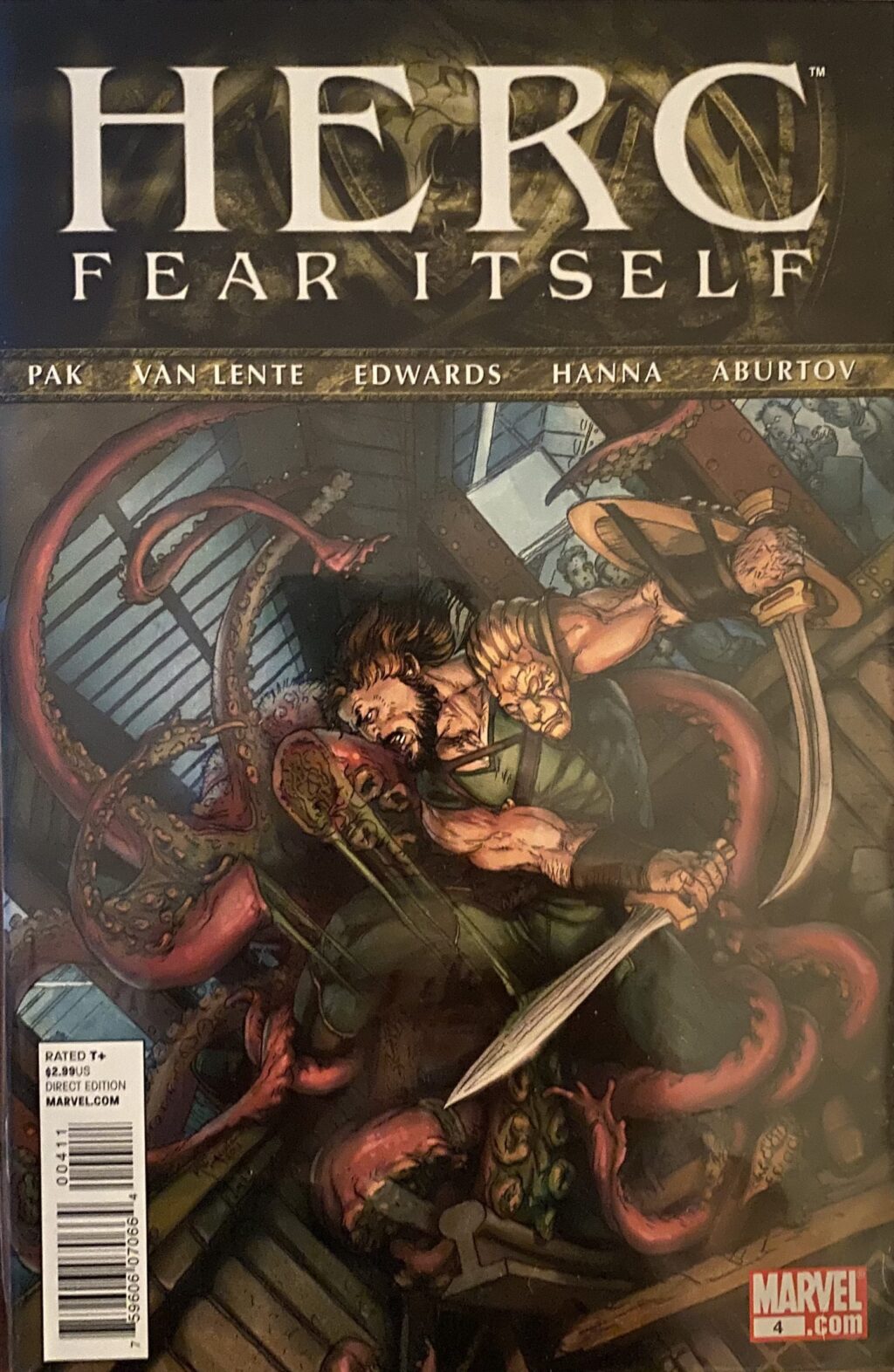 Herc #4 (2011-2012) - Fear Itself Tie-In