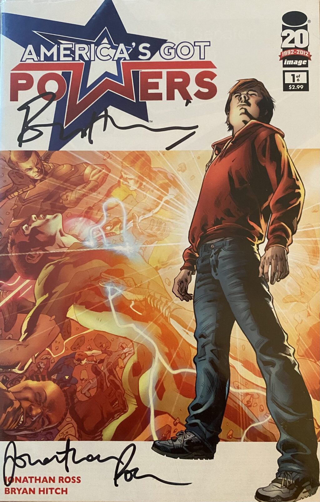 America's Got Powers #1 (2012-2013) - Signed By Artists Ross & Hitch