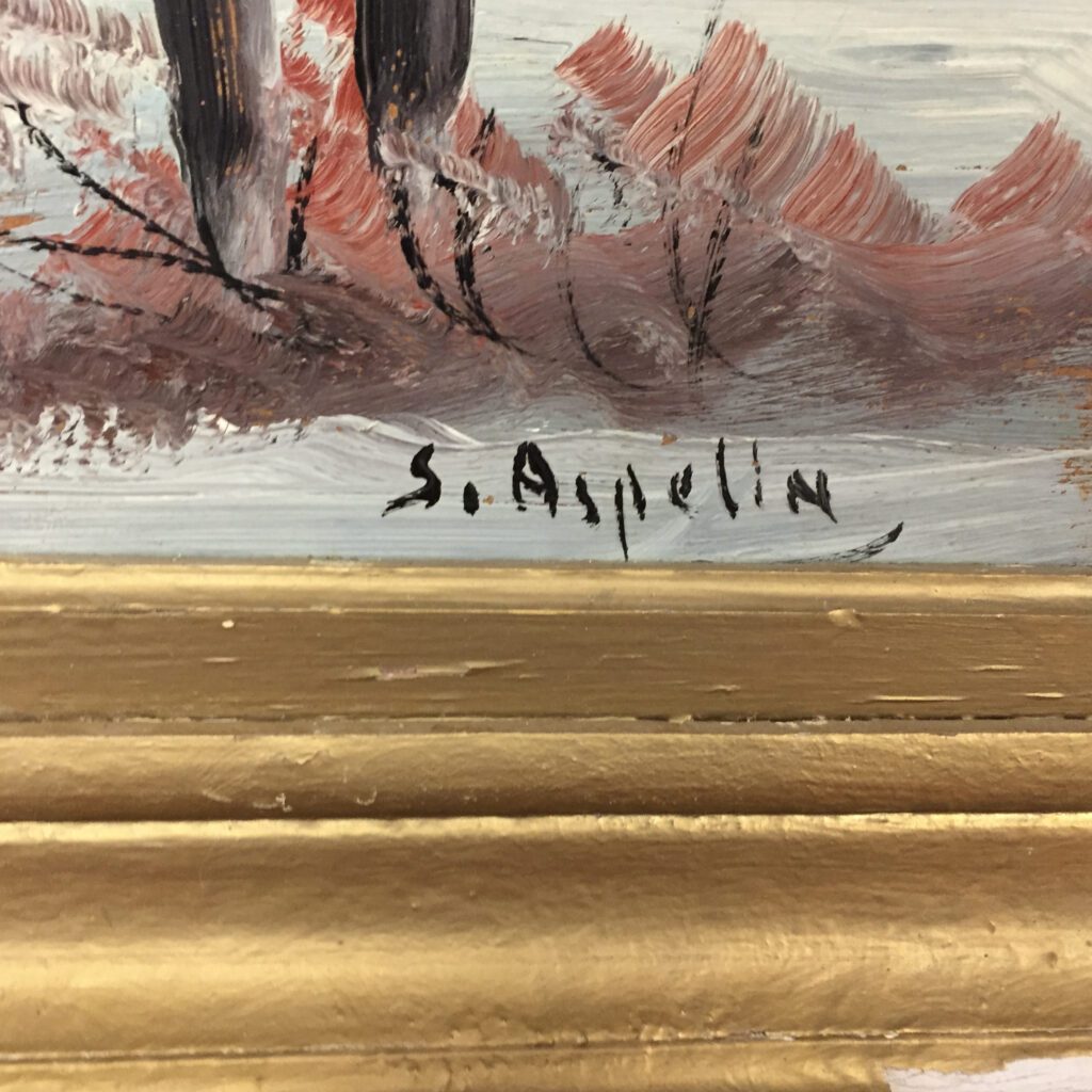 Vinterlandskap av Stig Aspelin - Image 2