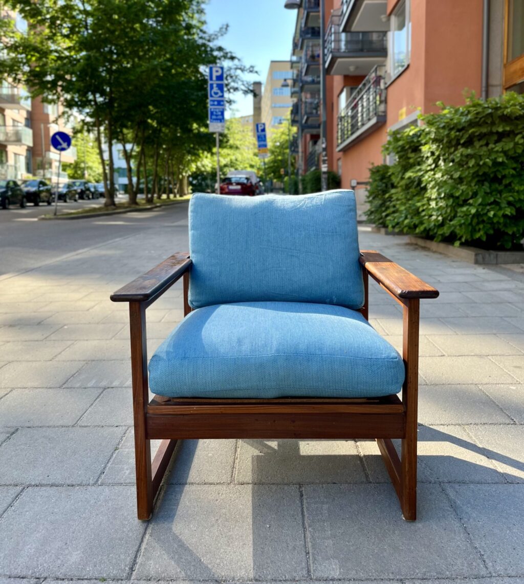 Fåtölj i teak - Image 2