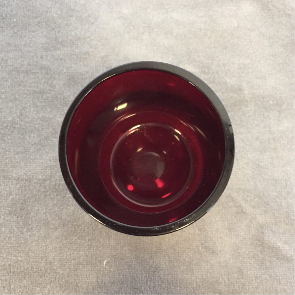 Enkel Ljuslykta i Rött Glas av Reijmyre - Image 2