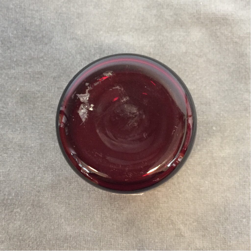 Enkel Ljuslykta i Rött Glas av Reijmyre - Image 3