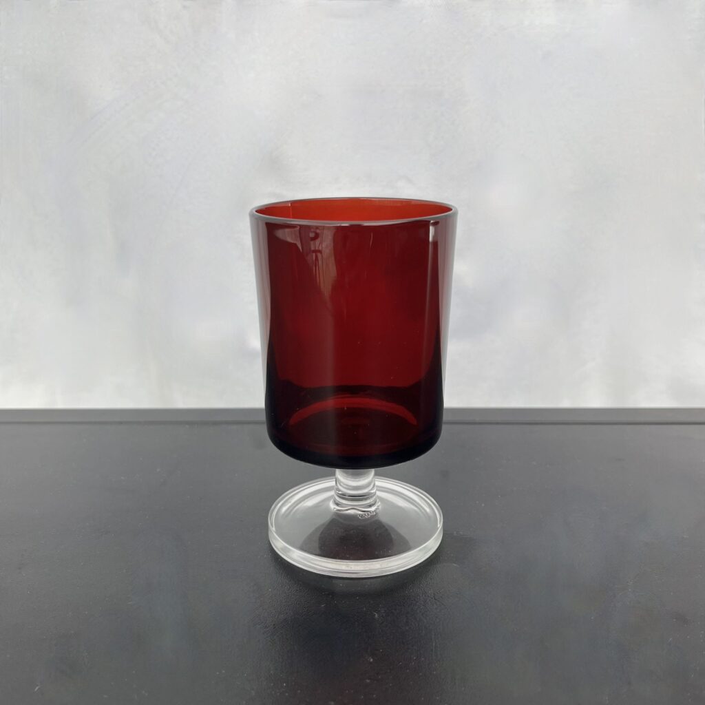 Rött Glas på Fot - Luminarc