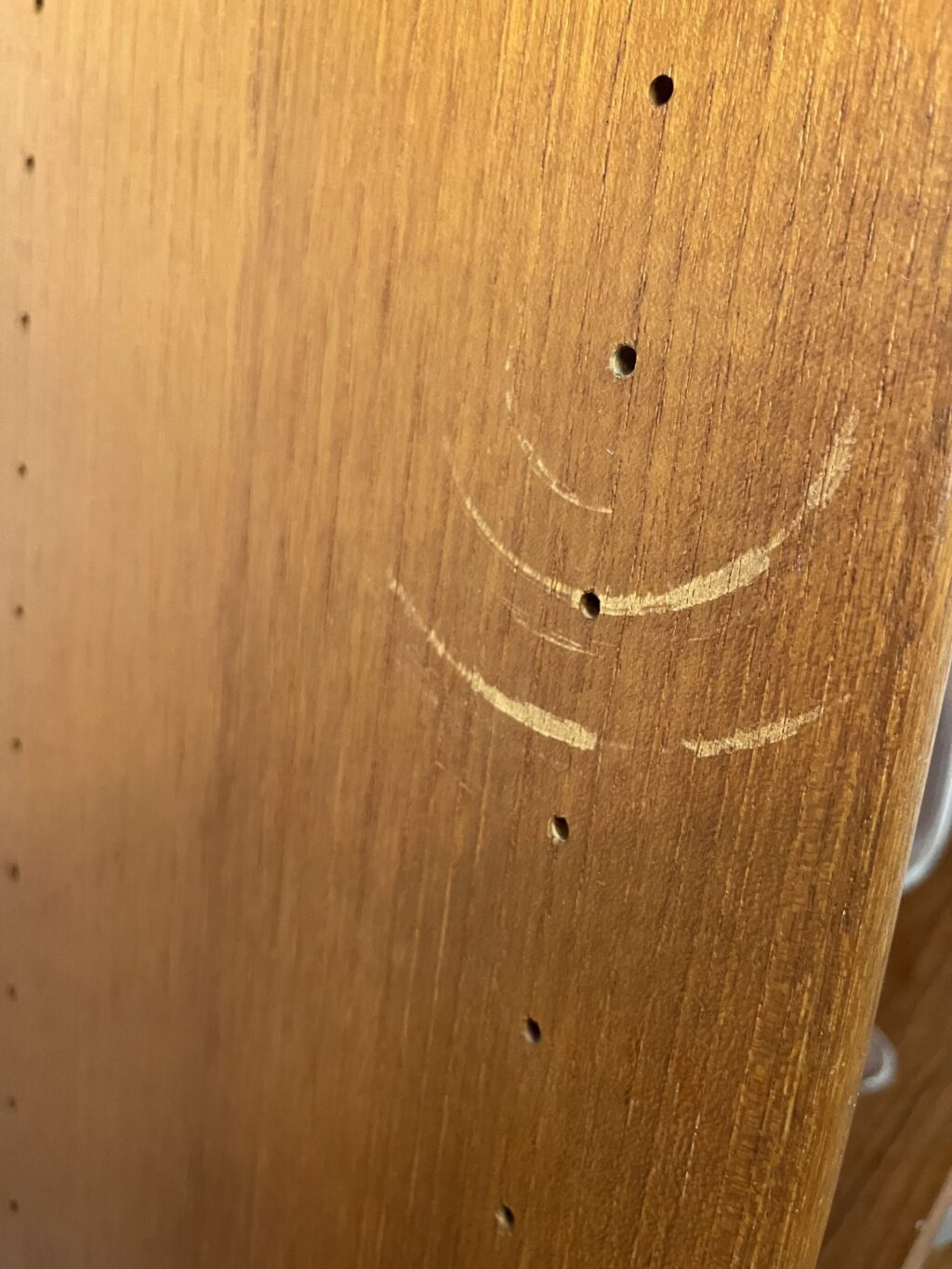 Hög Teak Bokhylla med 2 Lådor - Image 3