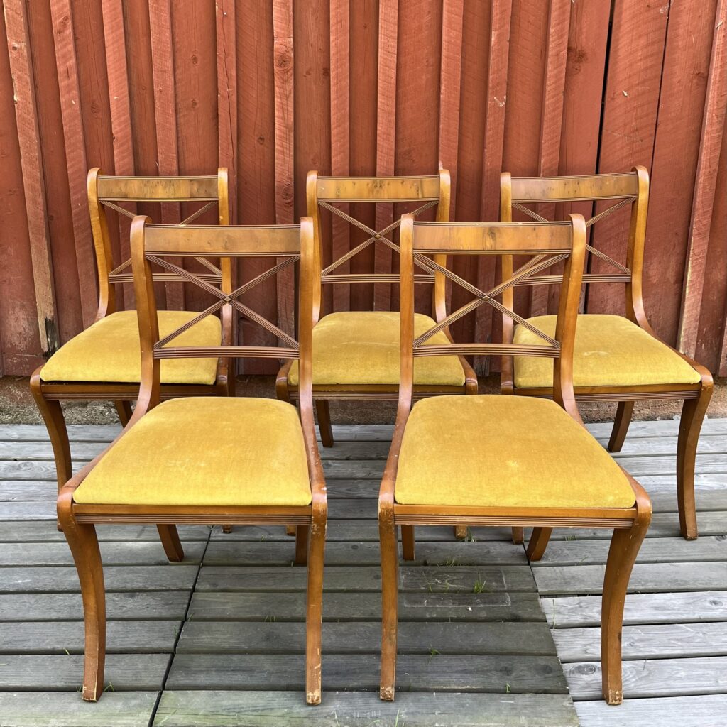 5st Engelskstil Stolar