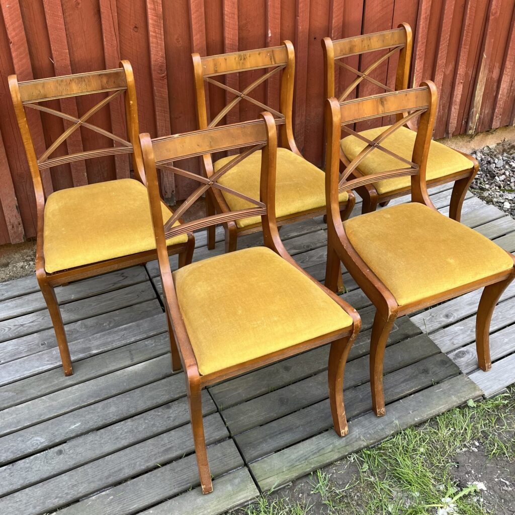 5st Engelskstil Stolar - Image 2
