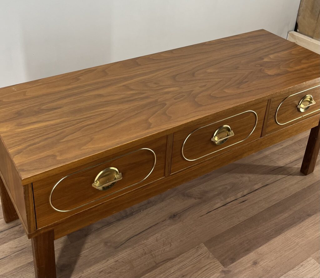 70-tals Media/Hallbänk i Teak - Image 2
