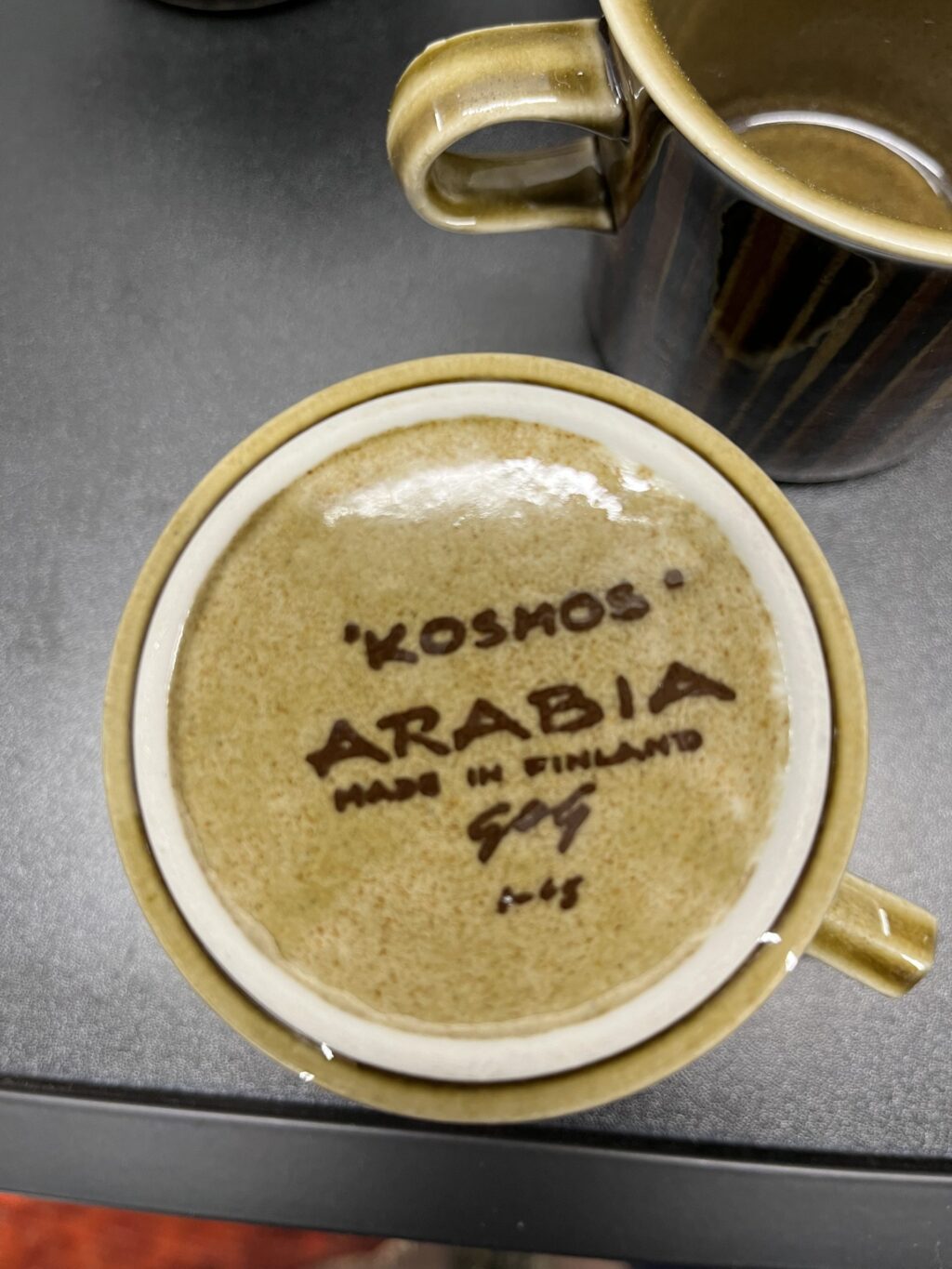 Arabia ”Kosmos” Tekoppar med fat och Assiett - Image 6