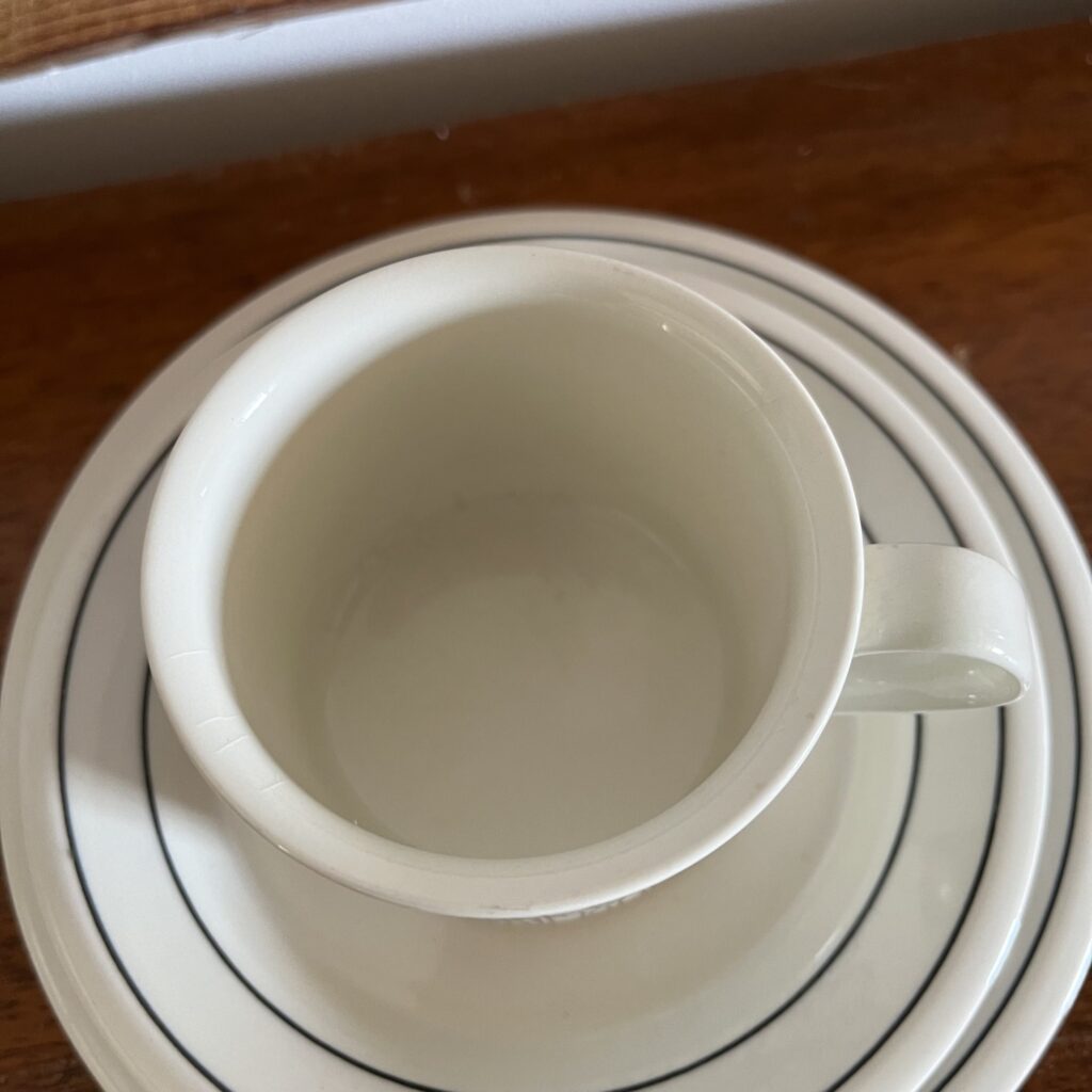 ”Krokus” Kaffekopp med fat & Assiett - Image 2
