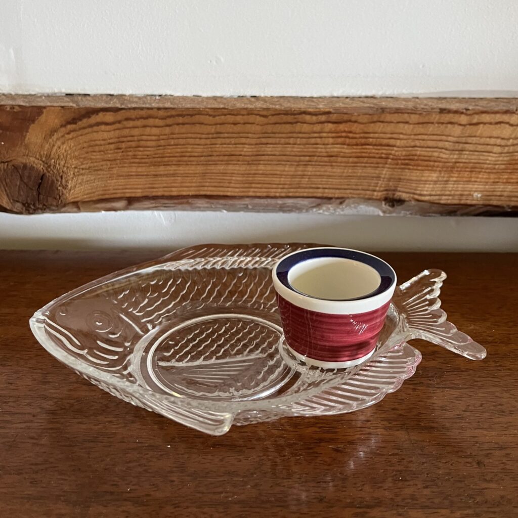 4st Fiskformade Förrättsrallrikar i Glas - Image 2