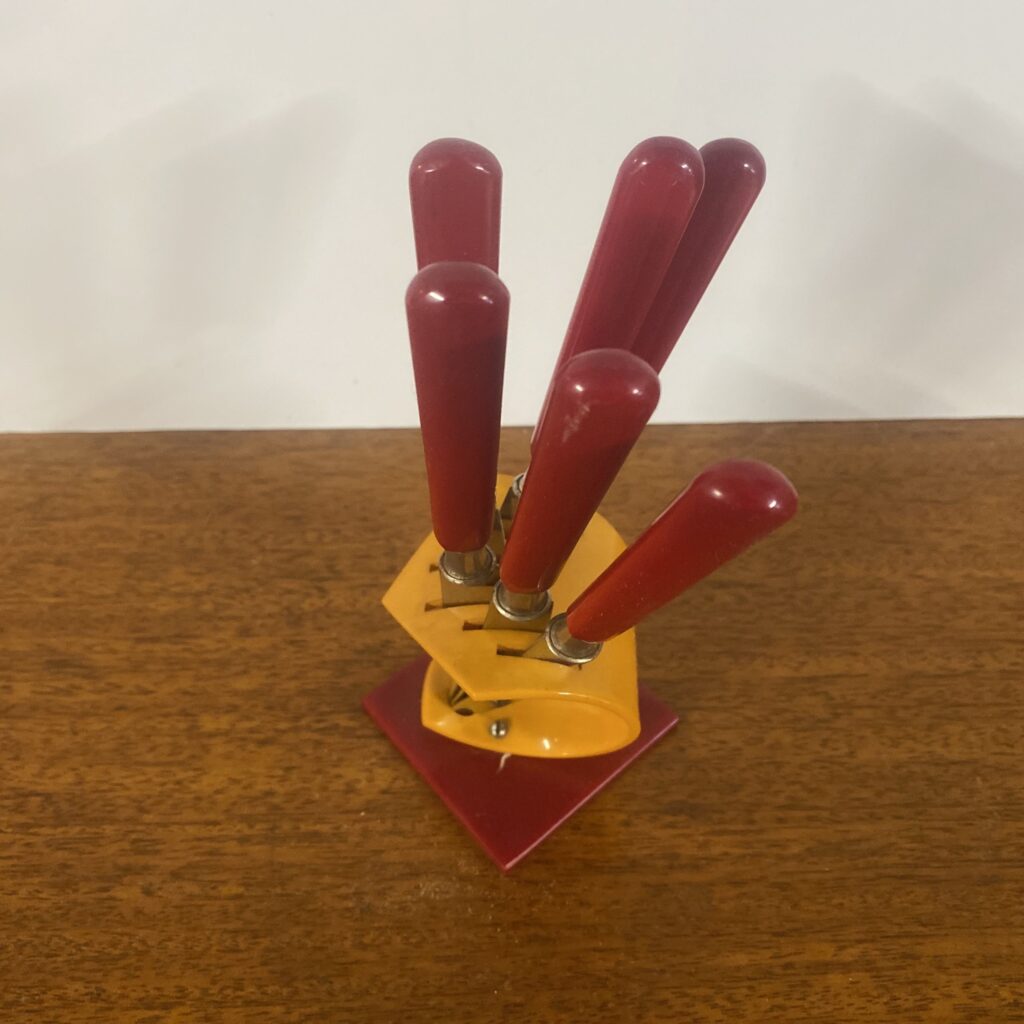 Tysk Art Deco Fruktkniv Set - Image 2