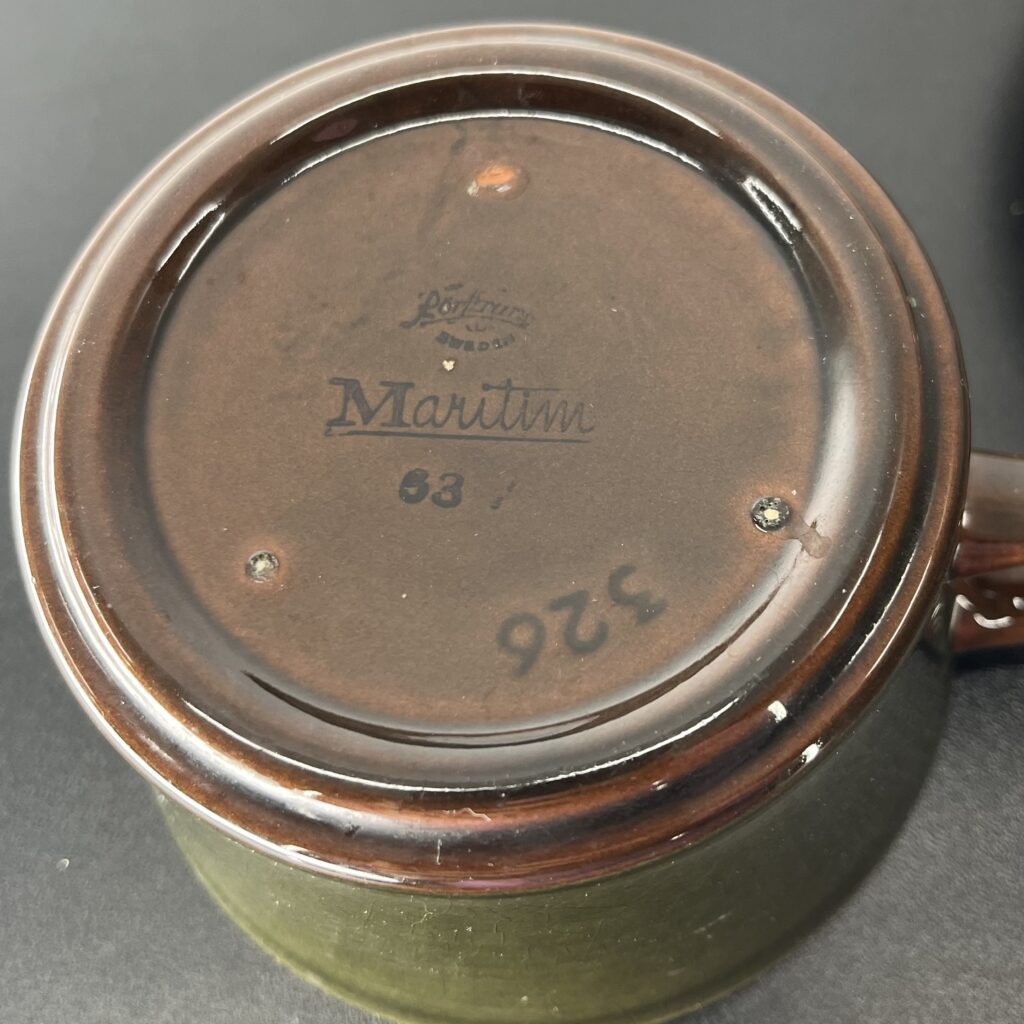 ”Maritim” Kopp med Fat - Marianne Westman - Image 3