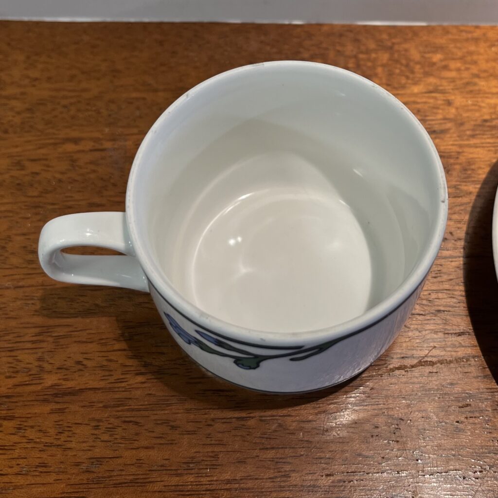 2st "Ingrid" Kaffekoppar med 1st Kaffefat - Image 3