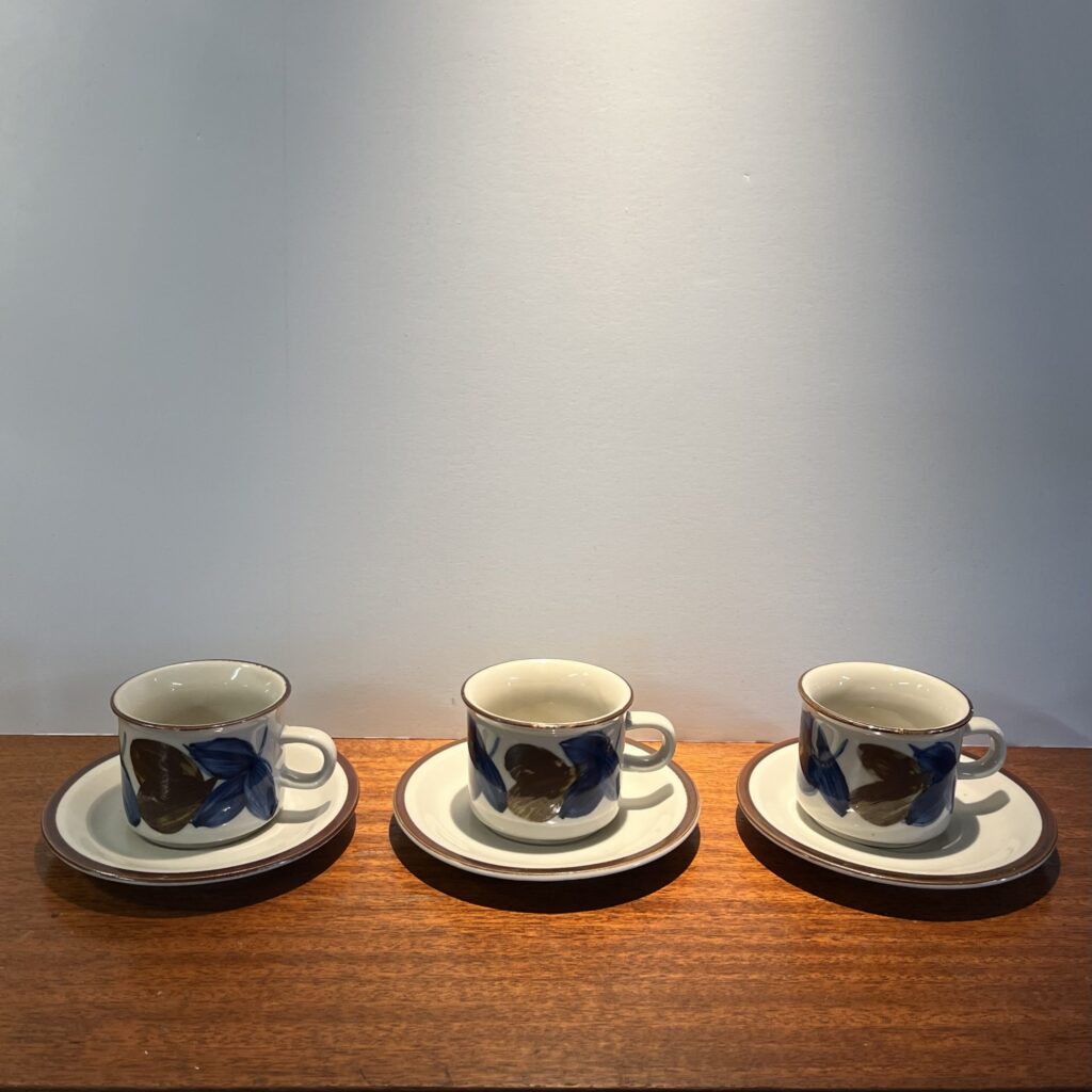 3st Retro Kaffekoppar