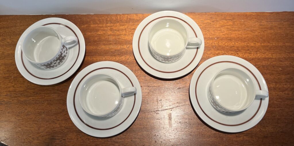 4st Retro Kaffekoppar - 70-tal - Image 3