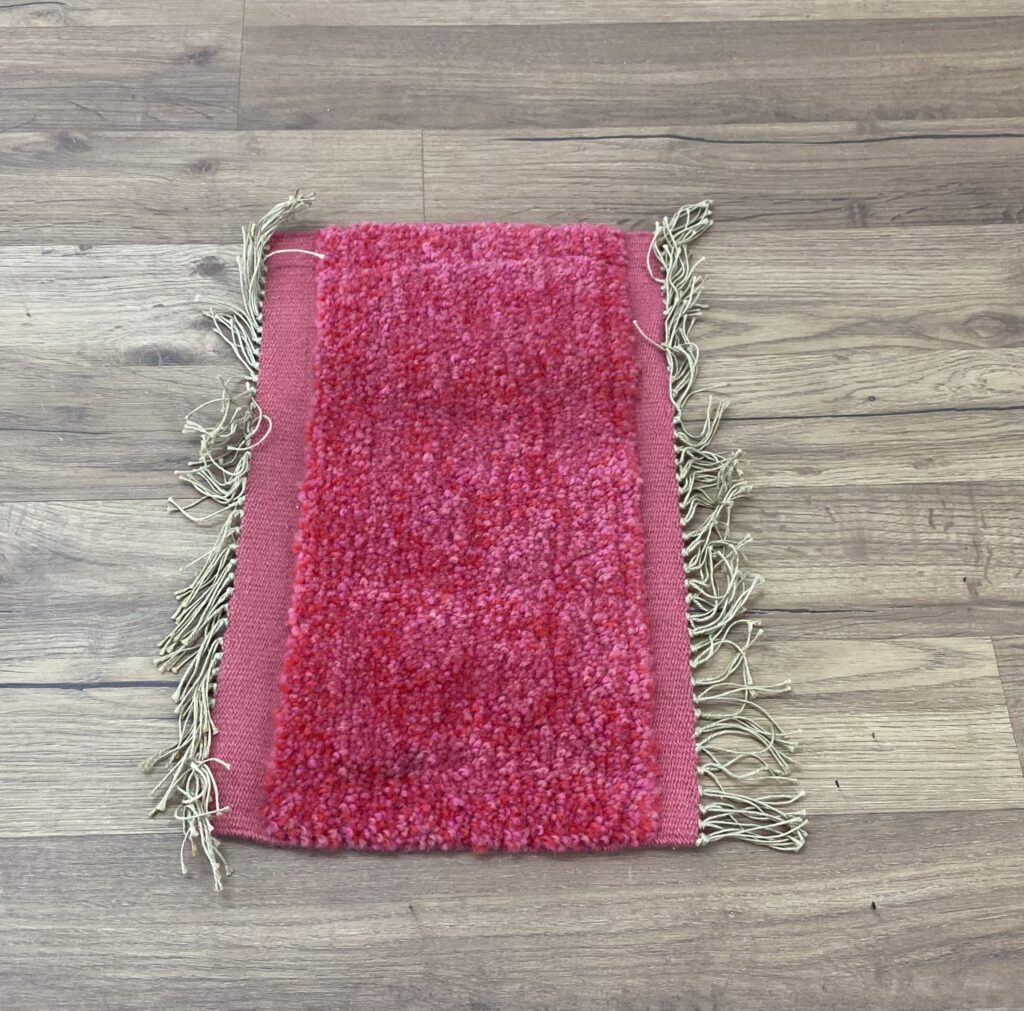 pink ryamatta vintage wool rugs