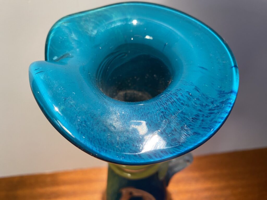 Blå/Grön Vas/Karaff i Glas - Image 2
