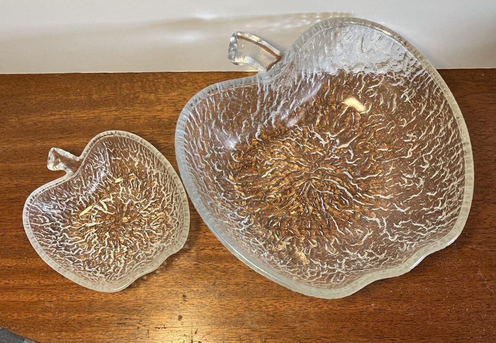 2st Äppelformade Glasskålar - Image 2