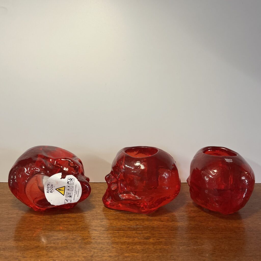 Röd "Still Life" Ljushållare - Kosta Boda - Image 3