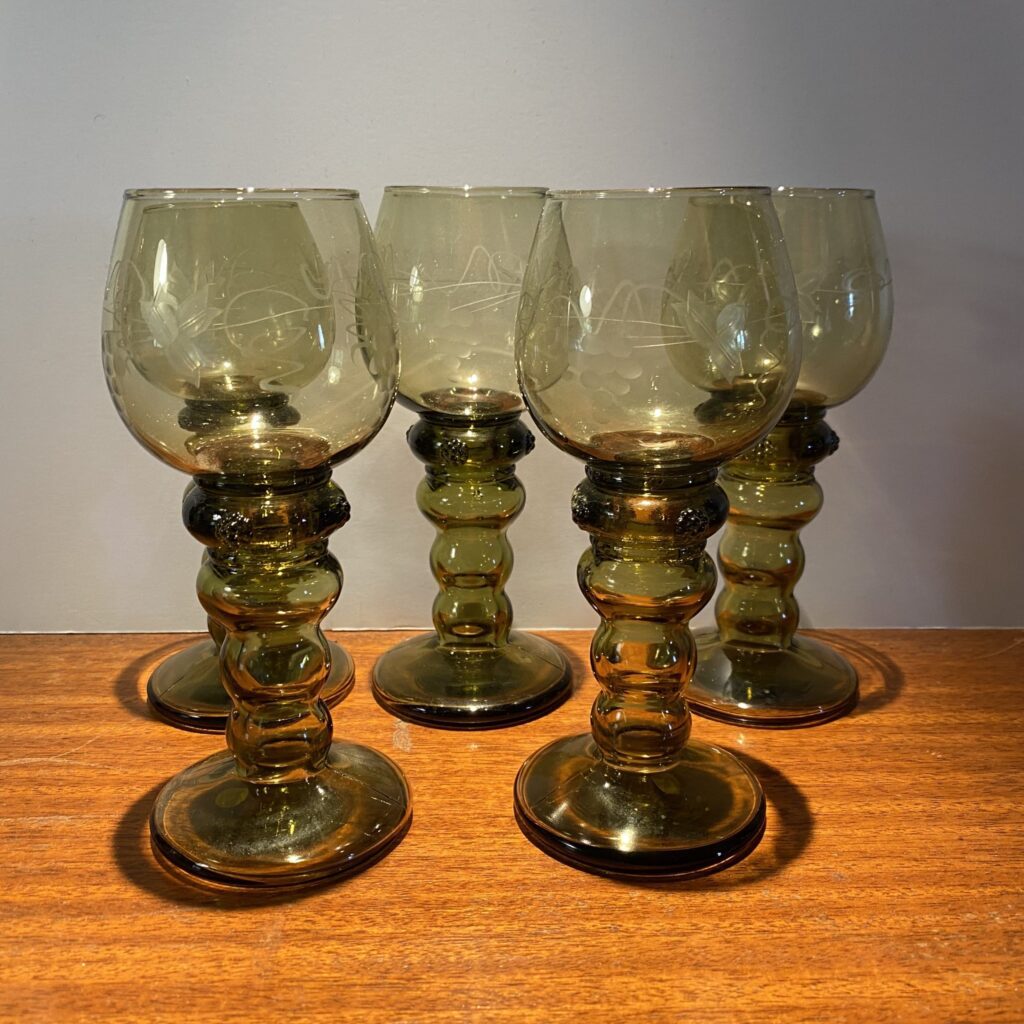 German Roemer wineglasses