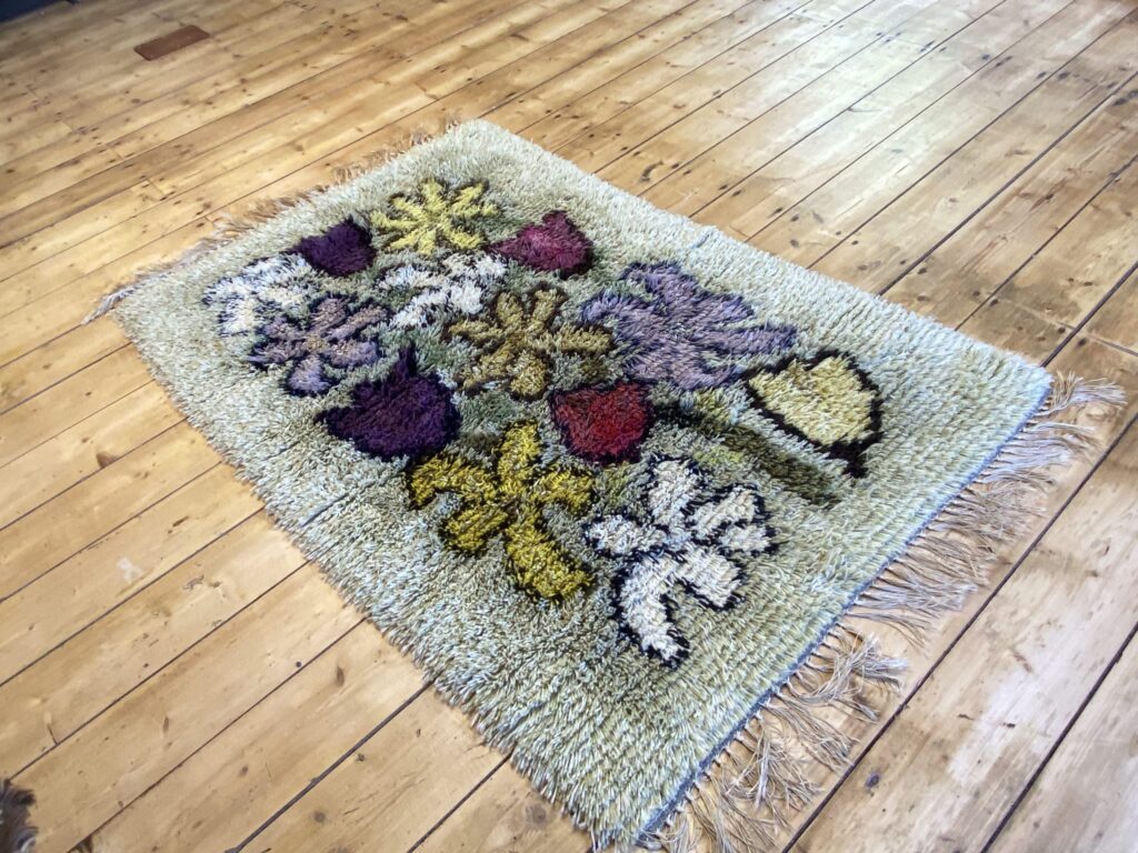Handwoven Ryamatta Rug by J Rudolphsson - Image 3