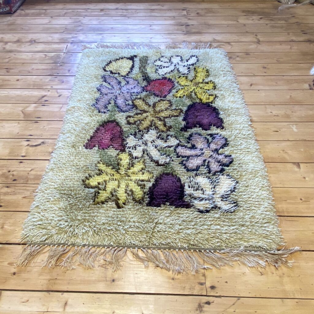 Handwoven Ryamatta Rug by J Rudolphsson - Image 2