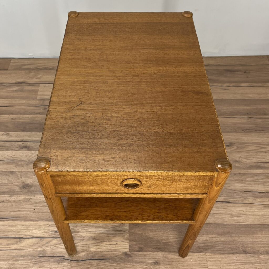 Långt Sängbord i Teak och Ek - Image 3