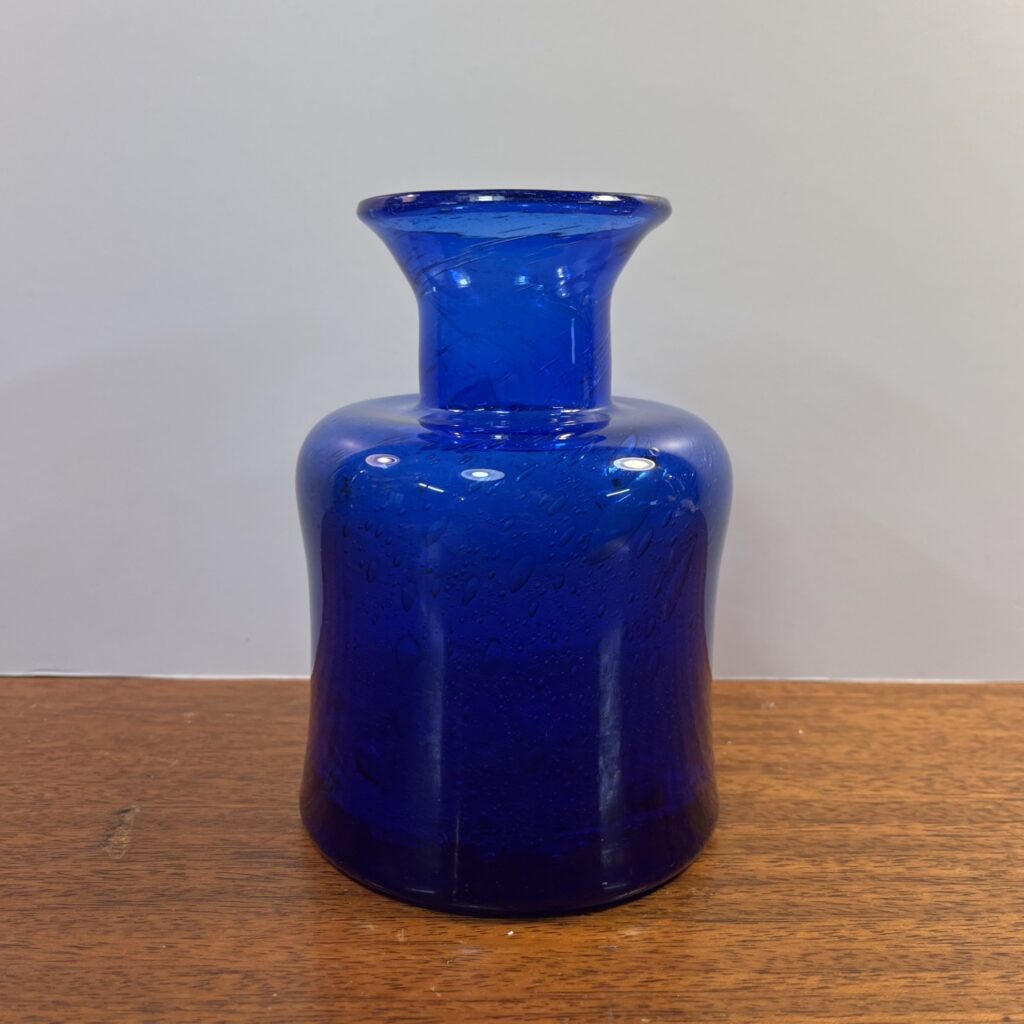 Blå Glasvas - Erik Höglund