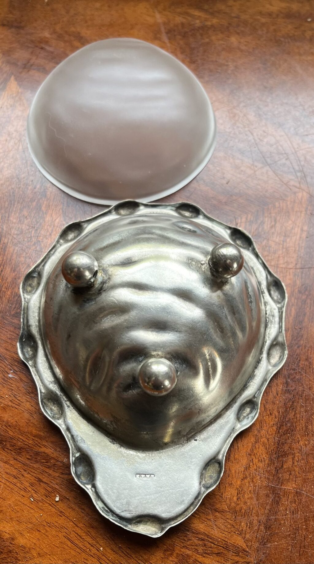 Smörsnäcka i Nysilver - 1921 - Image 6