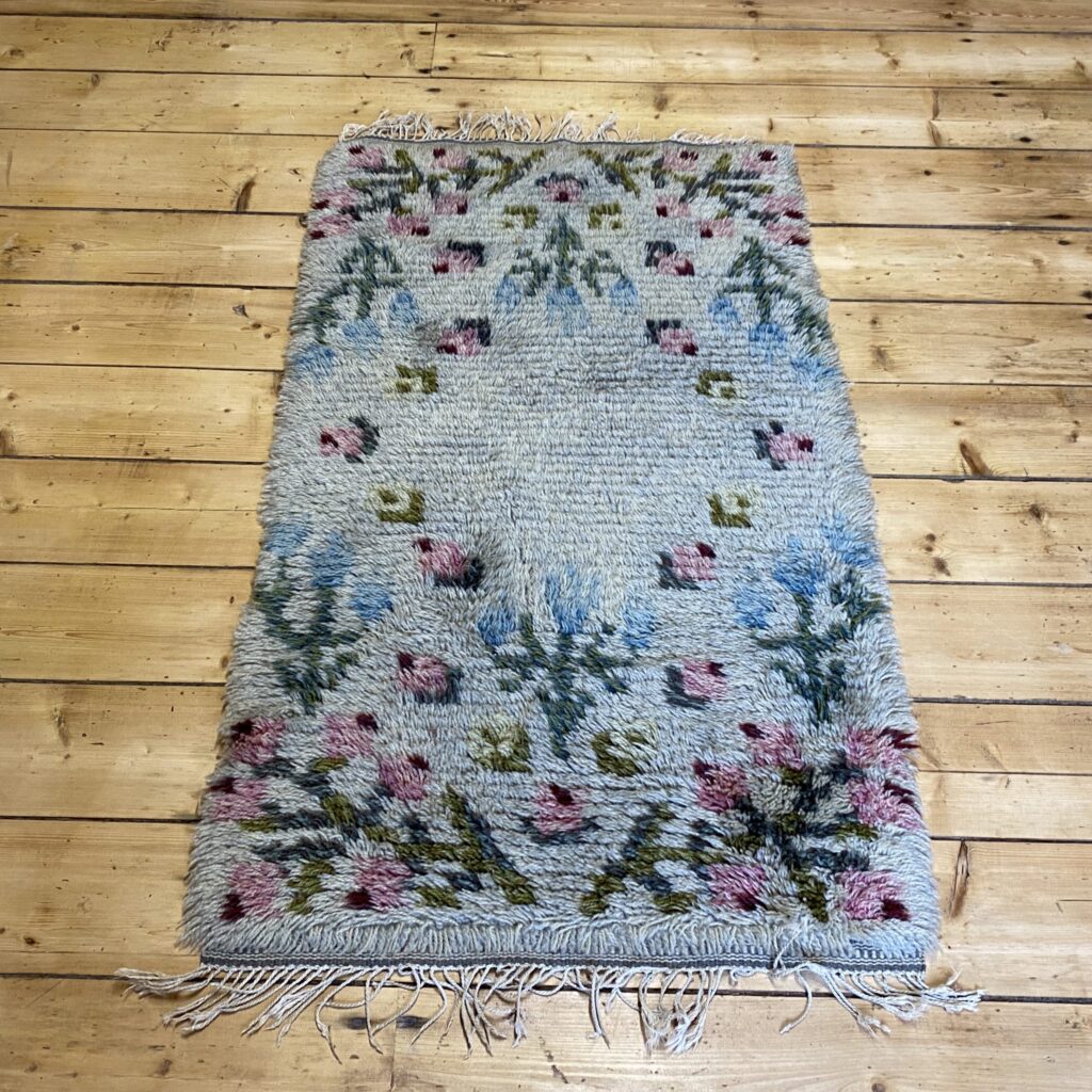 traditional rug from 1960 Sweden