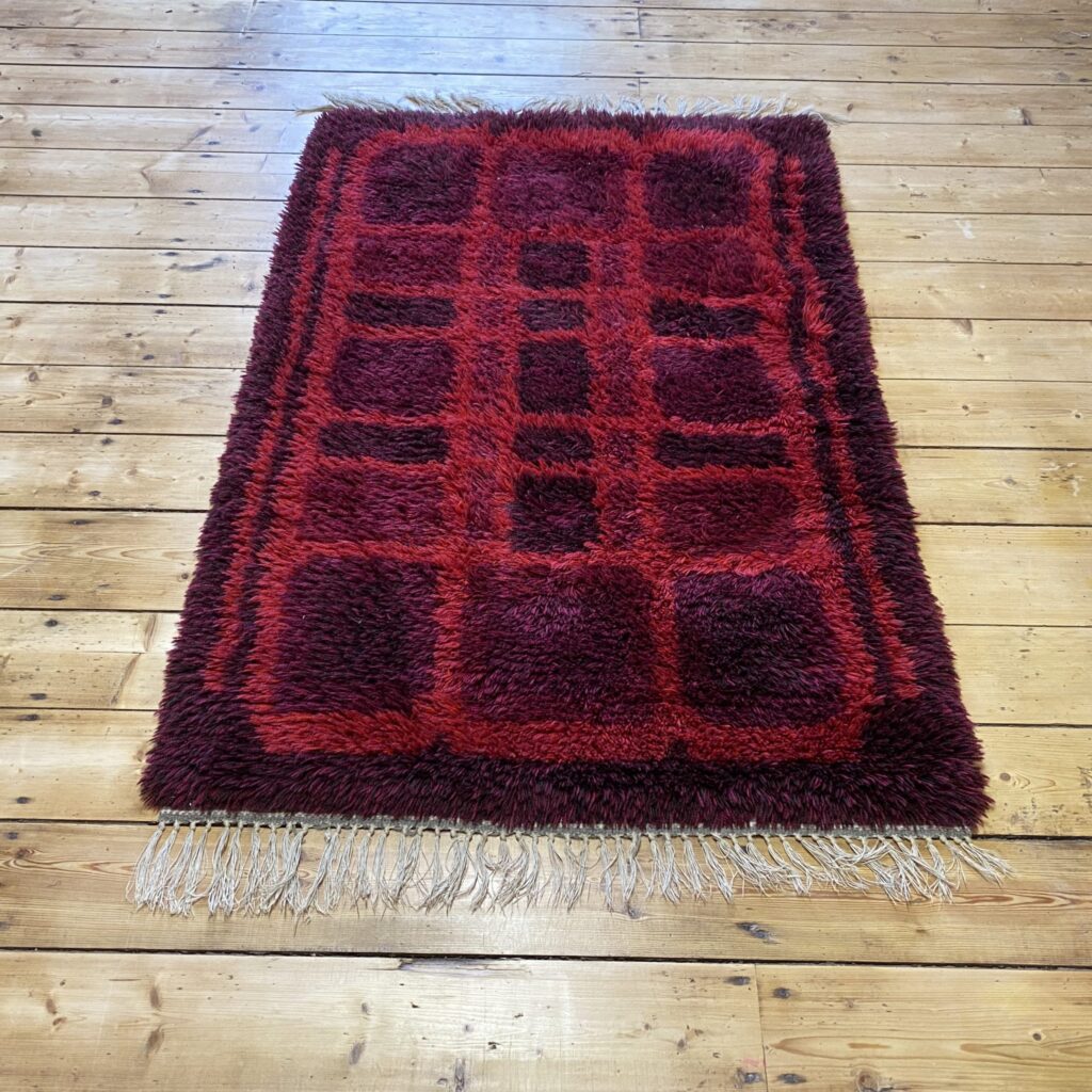 Retro Ryamatta - Red Square Clair - Image 5