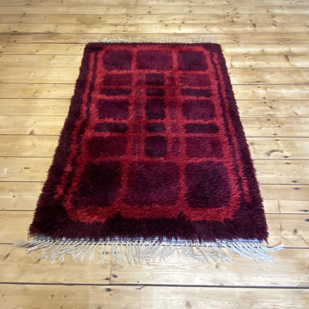 Retro Ryamatta - Red Square Clair - Image 2