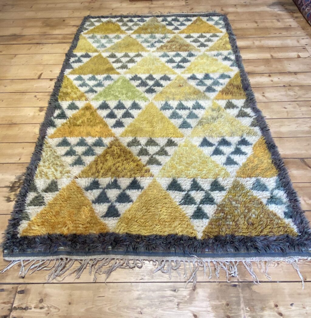 Edna Martin Ryamatta Handwoven signed rug