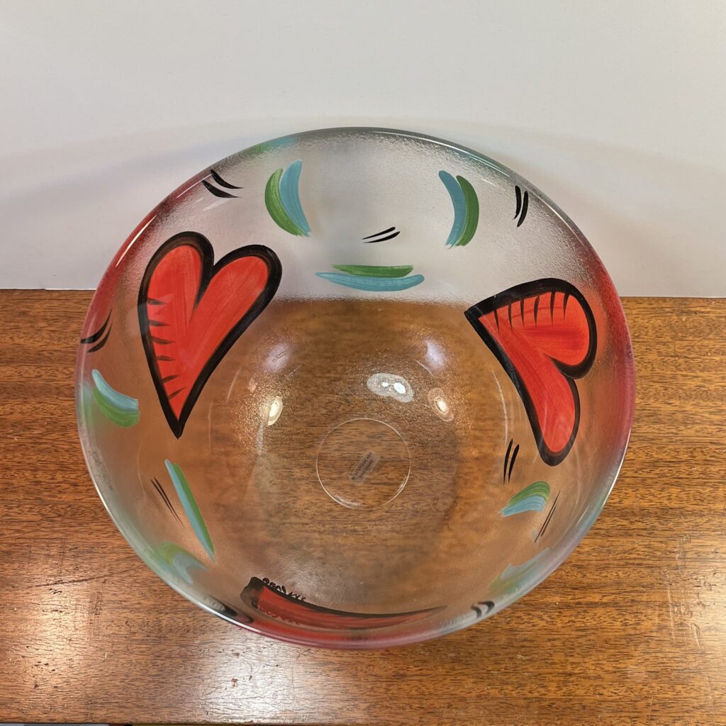 "Hearts" Skål - Ulrica Hydman-Vallien - Image 3