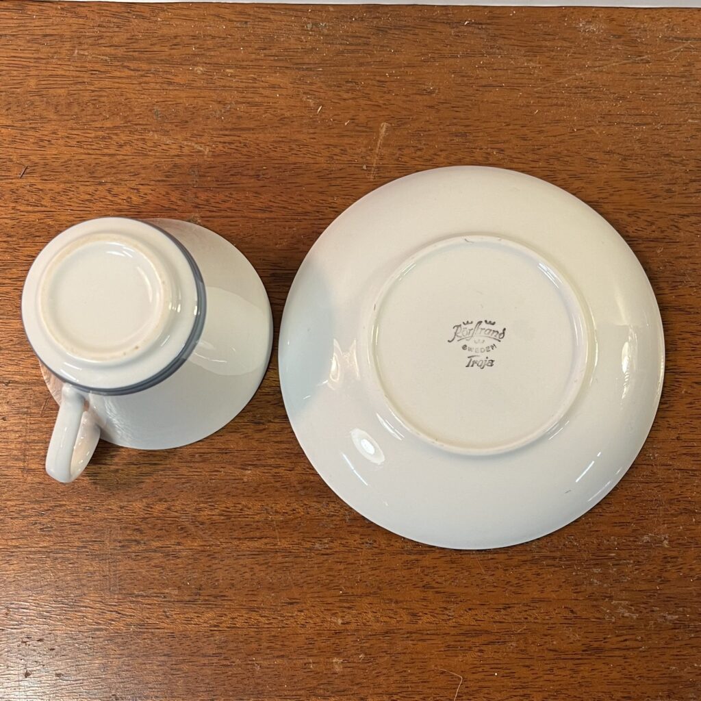 ”Troja” Kaffekopp med Fat - Marianne Westman - Image 4