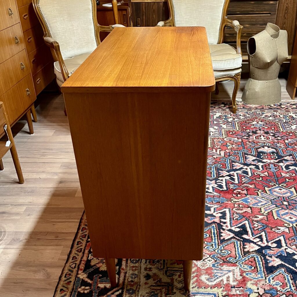 Hög Teak Byrå med 4 Lådor - Image 3