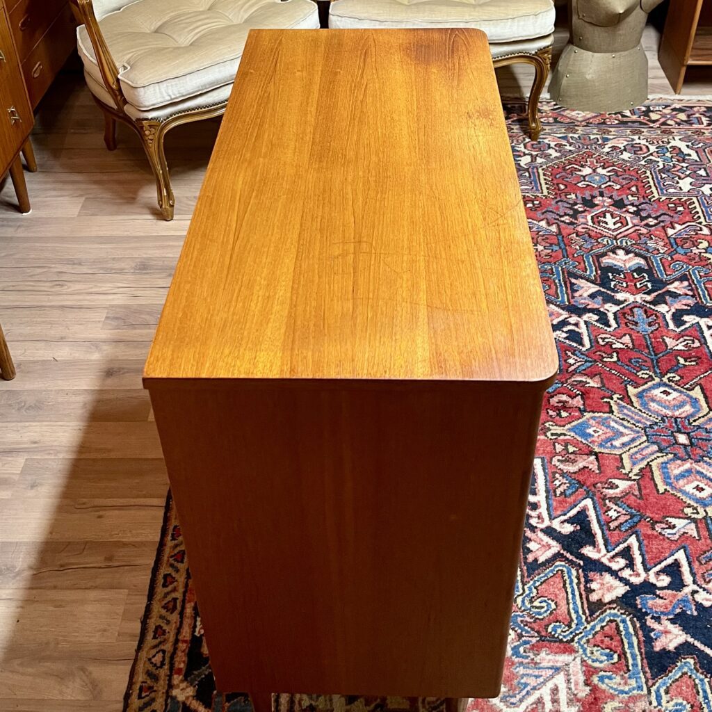 Hög Teak Byrå med 4 Lådor - Image 4