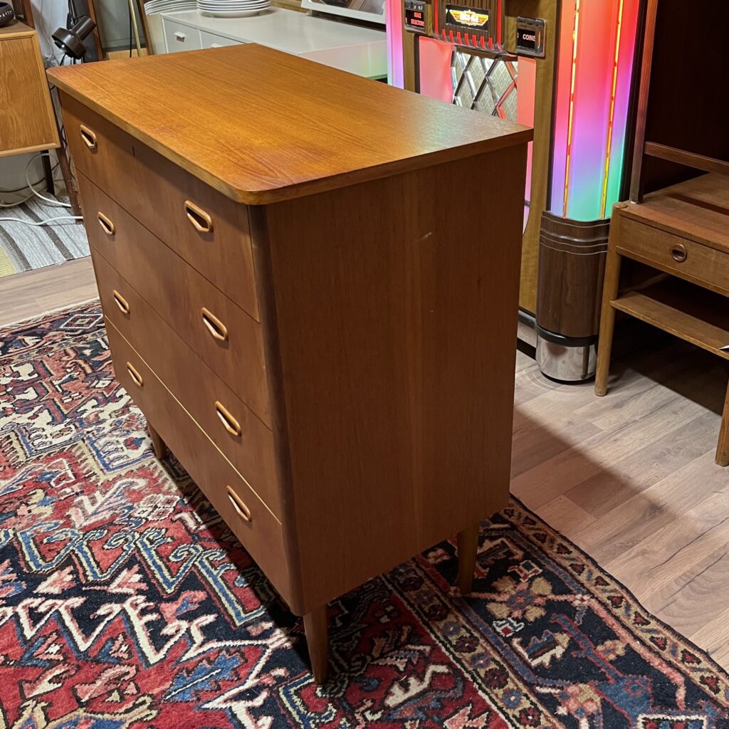 Hög Teak Byrå med 4 Lådor - Image 2