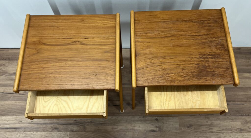 Ett Par Teak Sängbord - Danmark - Image 5