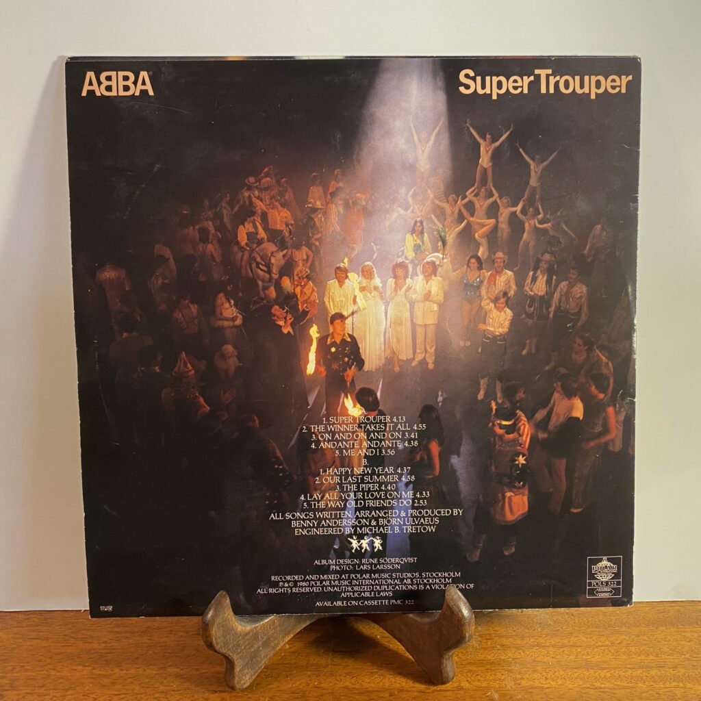 Abba Super Trouper Lp 1980