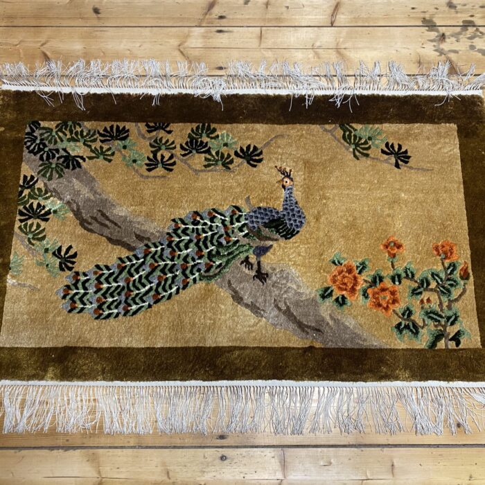 Silk Chinese Picroral Rug