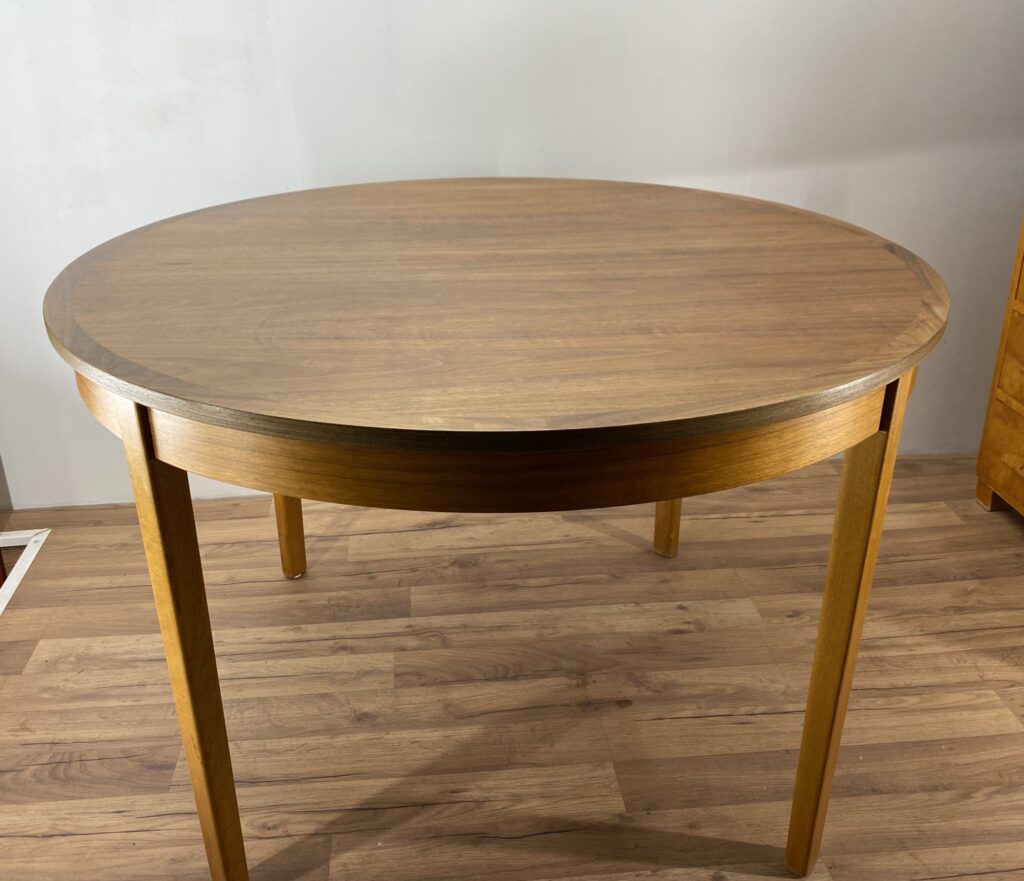 retro round table teak