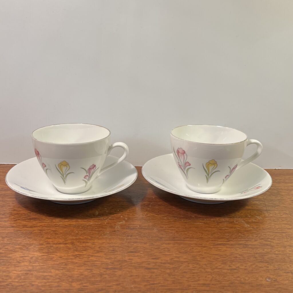 2st ”Krokus” Kaffekoppar - Rörstrand