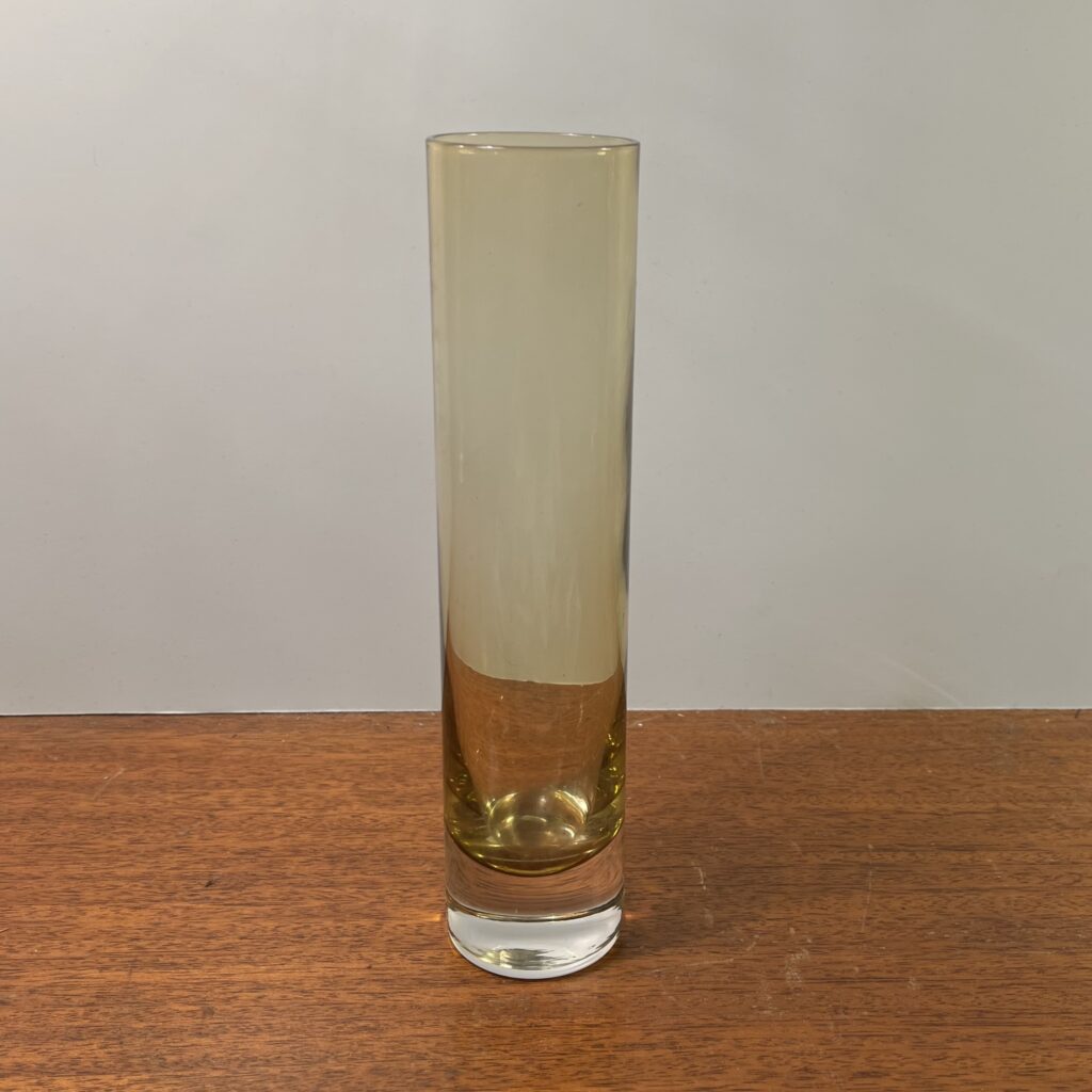 Gul/Grön Glas Vas - Åseda