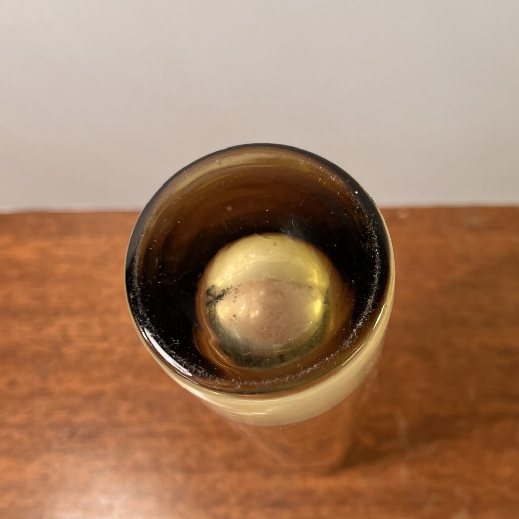 Gul/Grön Glas Vas - Åseda - Image 3